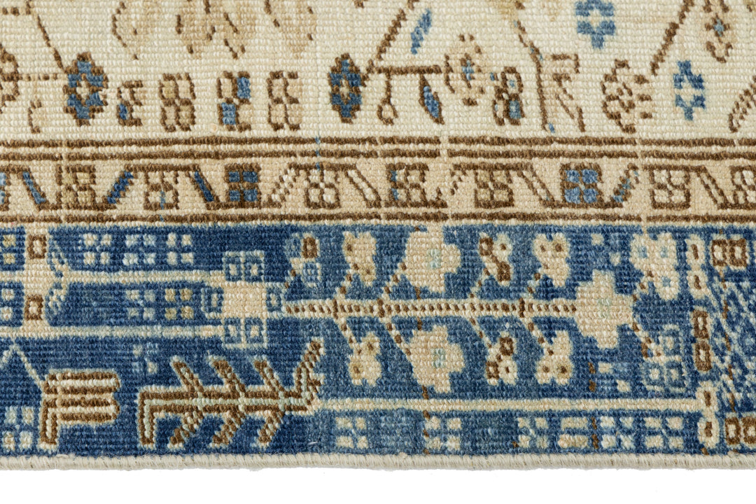 Antique Heriz Wool Runner 3 X 14