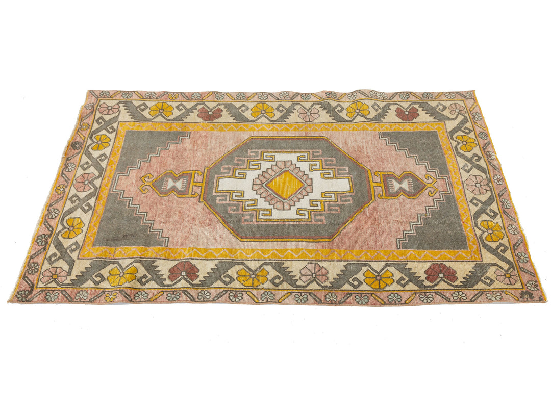 Vintage Kars Wool Rug 3 X 6