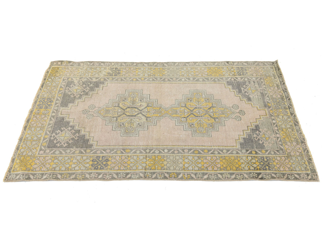 Vintage Kars Wool Rug 3 X 6