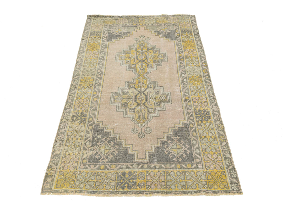 Vintage Kars Wool Rug 3 X 6