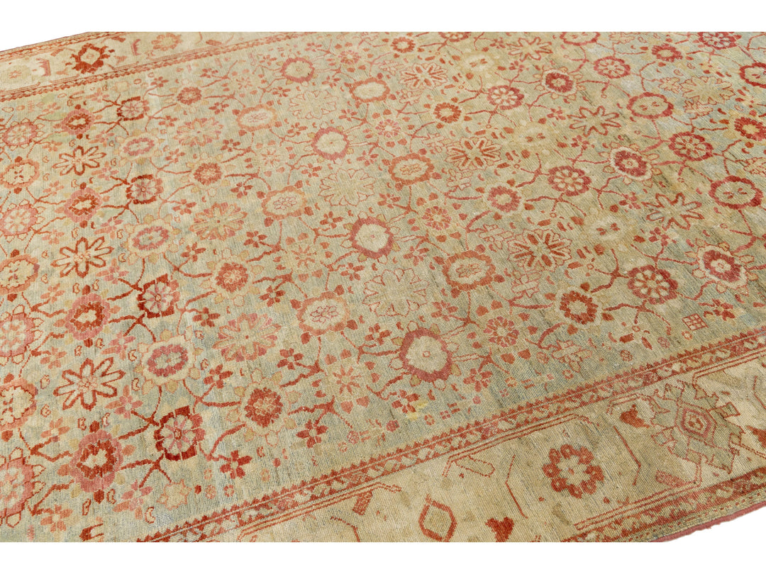 Antique Malayer Wool Rug 7 X 11