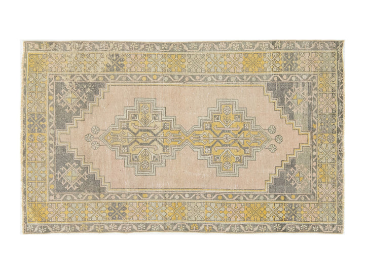 Vintage Kars Wool Rug 3 X 6