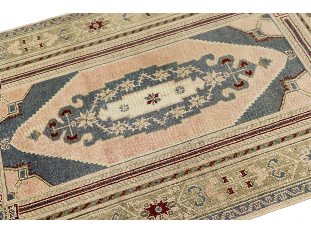 Vintage Kars Wool Rug 3 X 5