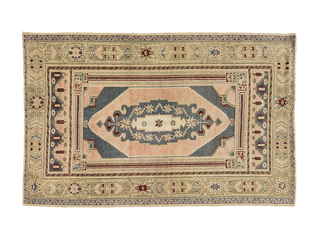 Vintage Kars Wool Rug 3 X 5