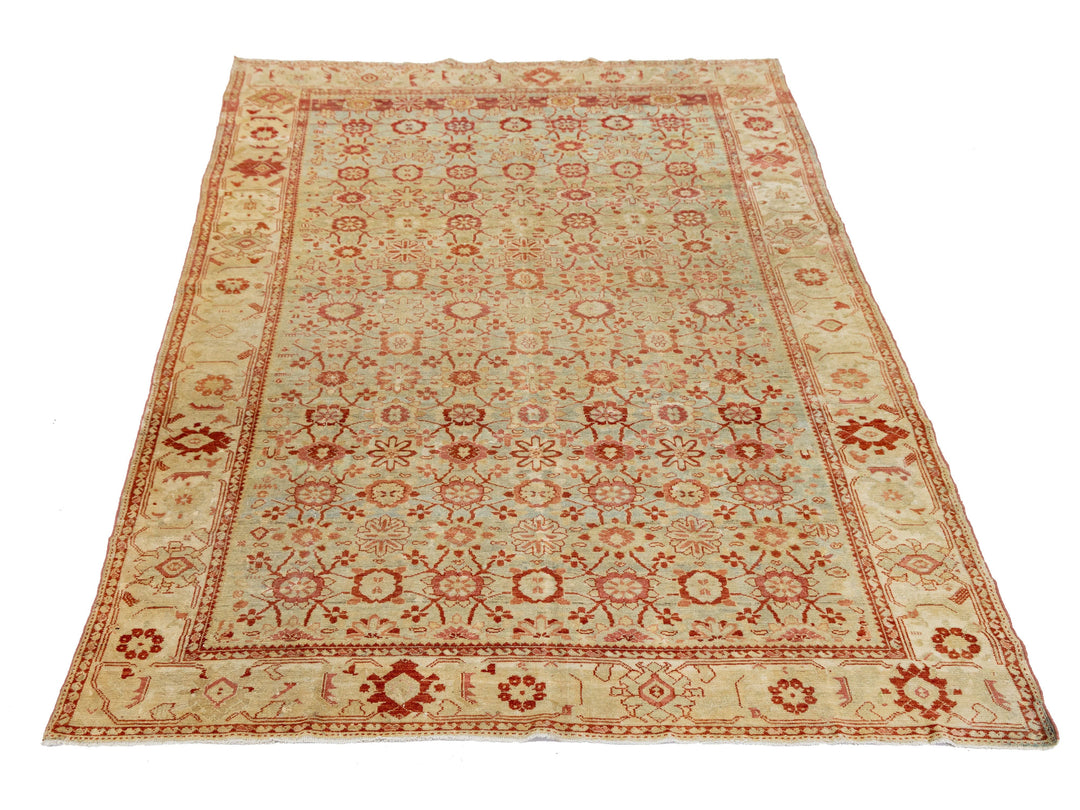 Antique Malayer Wool Rug 7 X 11