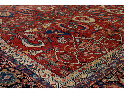 Antique Persian Sultanabad Wool Rug 14 X 23