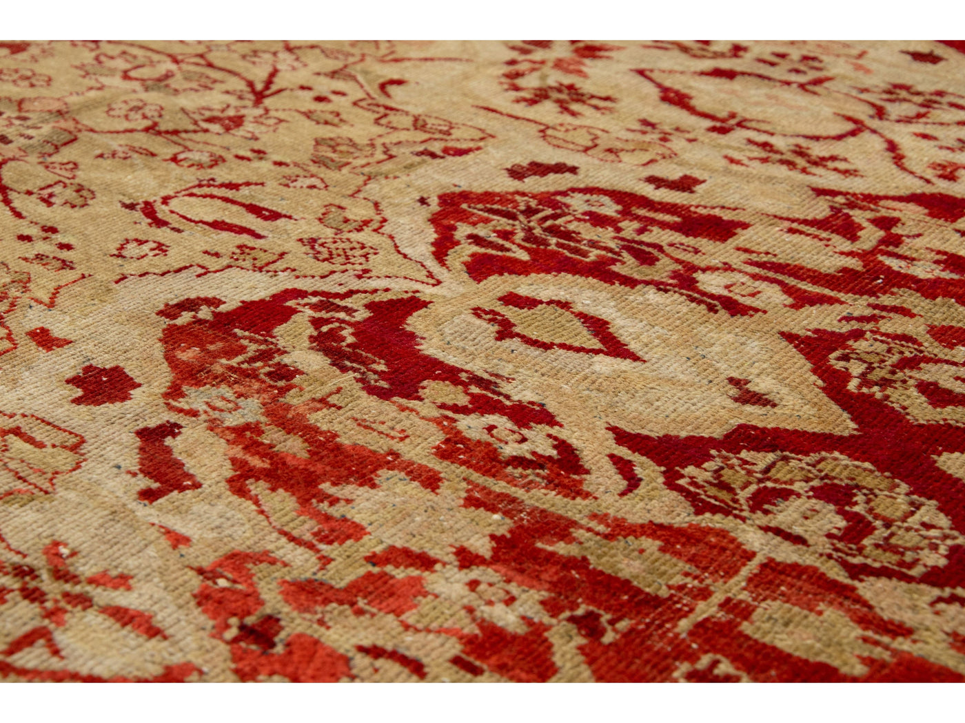 Antique Persian Sultanabad Wool Rug 15 X 22