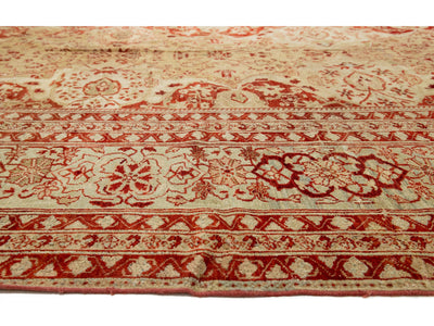 Antique Persian Sultanabad Wool Rug 15 X 22