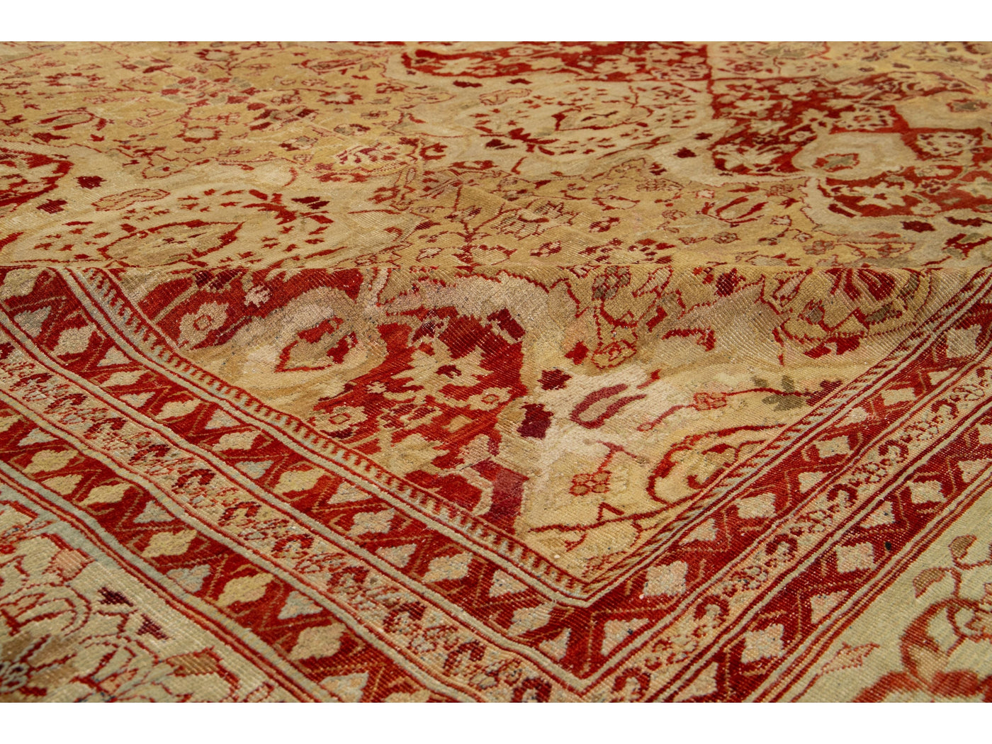 Antique Persian Sultanabad Wool Rug 15 X 22