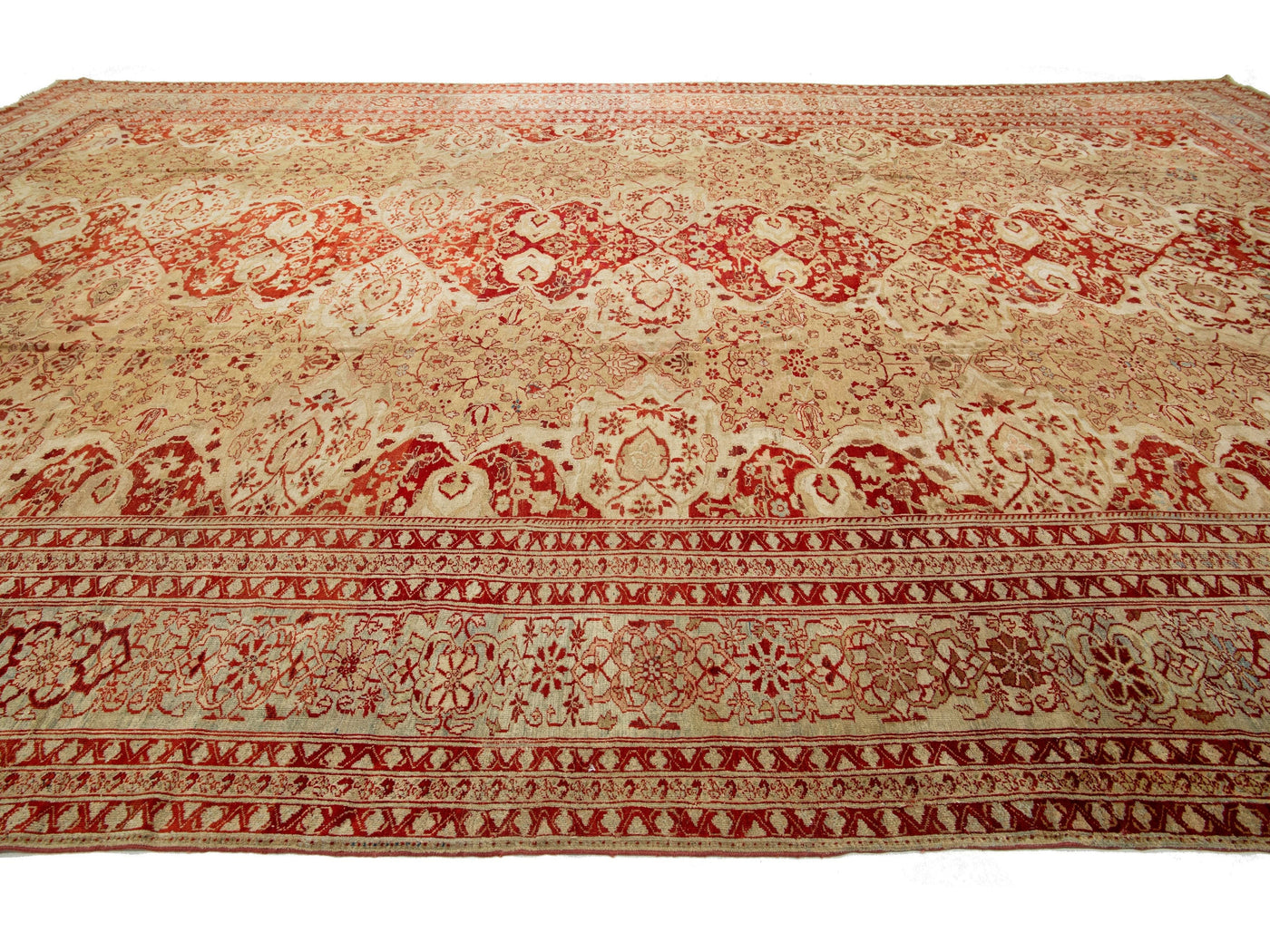 Antique Persian Sultanabad Wool Rug 15 X 22