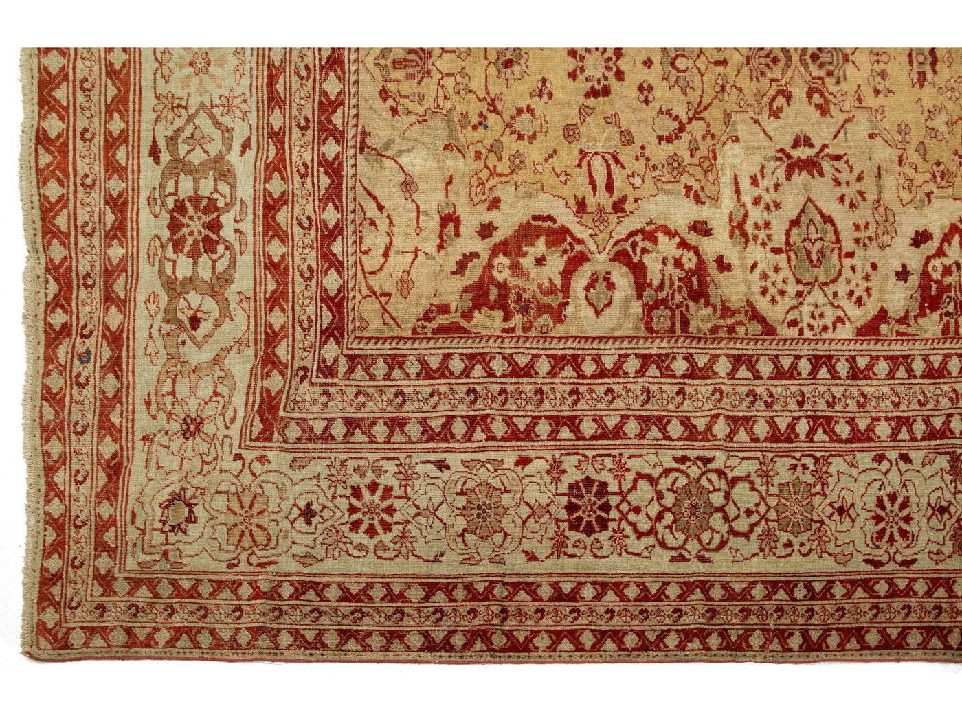 Antique Persian Sultanabad Wool Rug 15 X 22