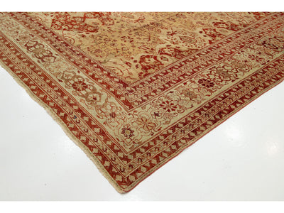 Antique Persian Sultanabad Wool Rug 15 X 22