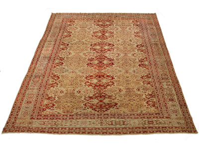 Antique Persian Sultanabad Wool Rug 15 X 22