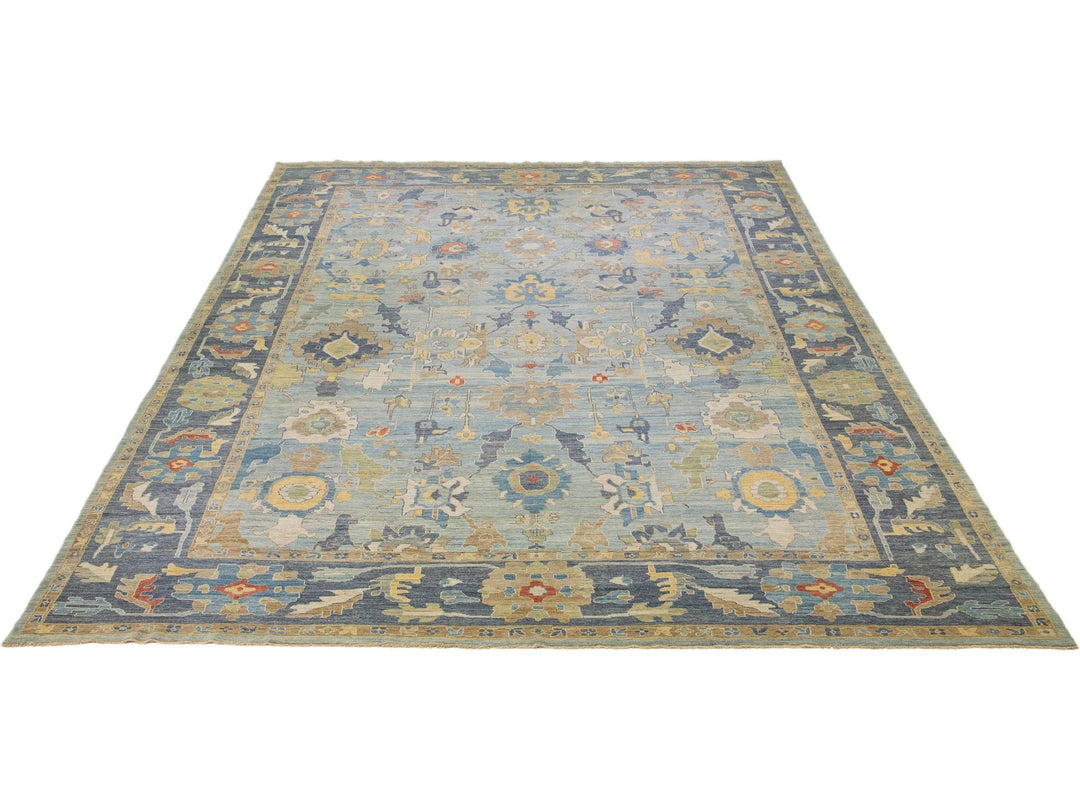 Modern Sultanabad Wool Rug 16 X 22