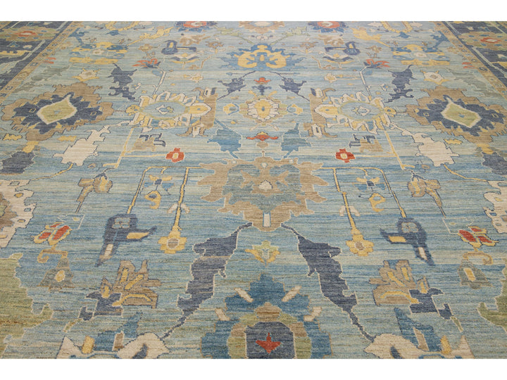 Modern Sultanabad Wool Rug 16 X 22