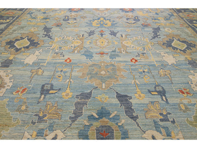 Modern Sultanabad Wool Rug 16 X 22