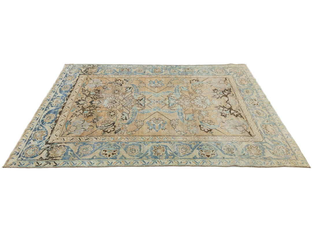 Antique Malayer Wool Rug 7 X 9