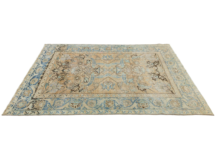 Antique Malayer Wool Rug 7 X 9