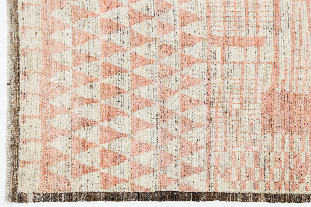 Modern Moroccan Wool Rug 9 X 12