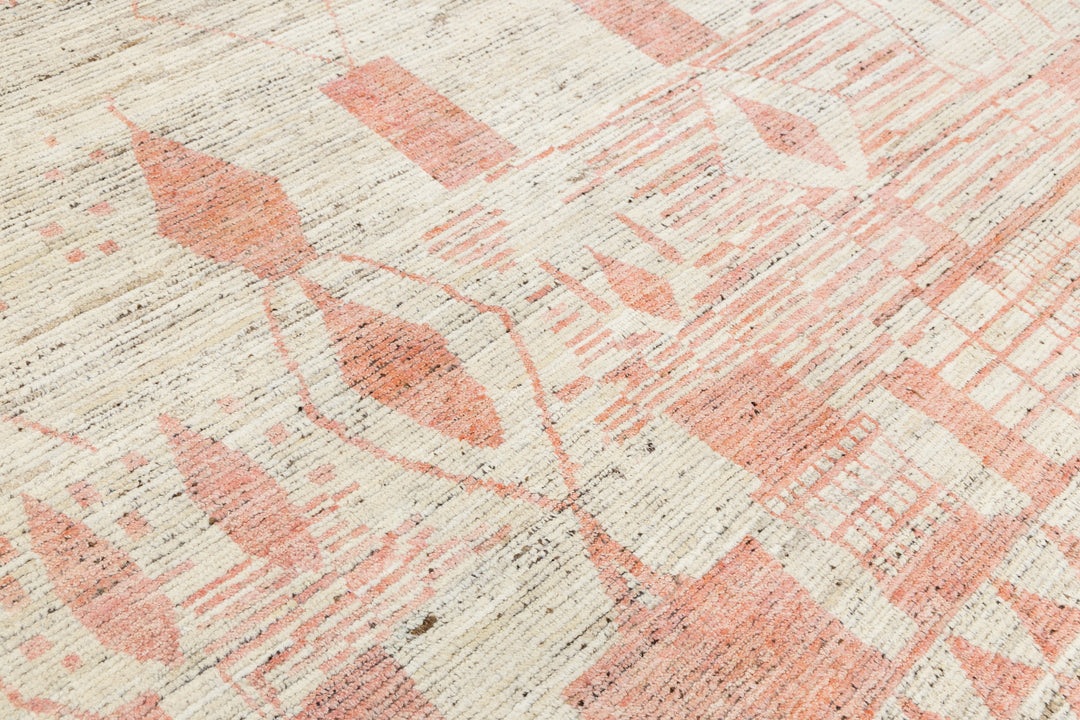 Modern Moroccan Wool Rug 9 X 12