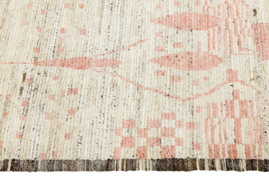 Modern Moroccan Wool Rug 9 X 12