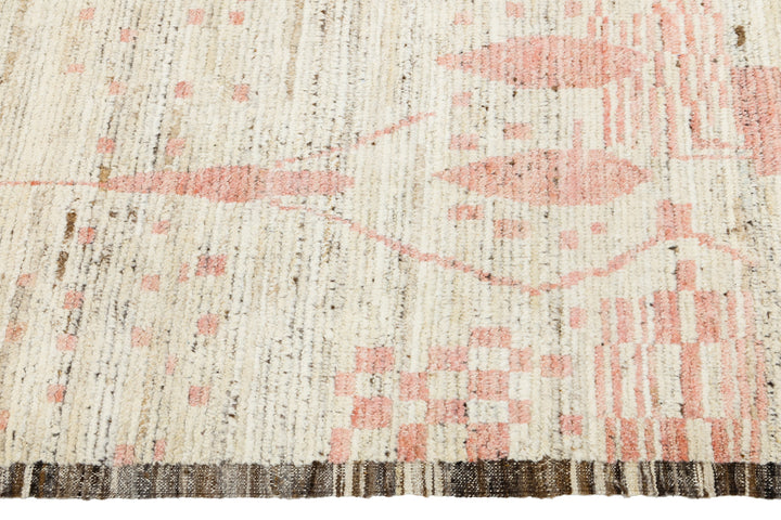 Modern Moroccan Wool Rug 9 X 12