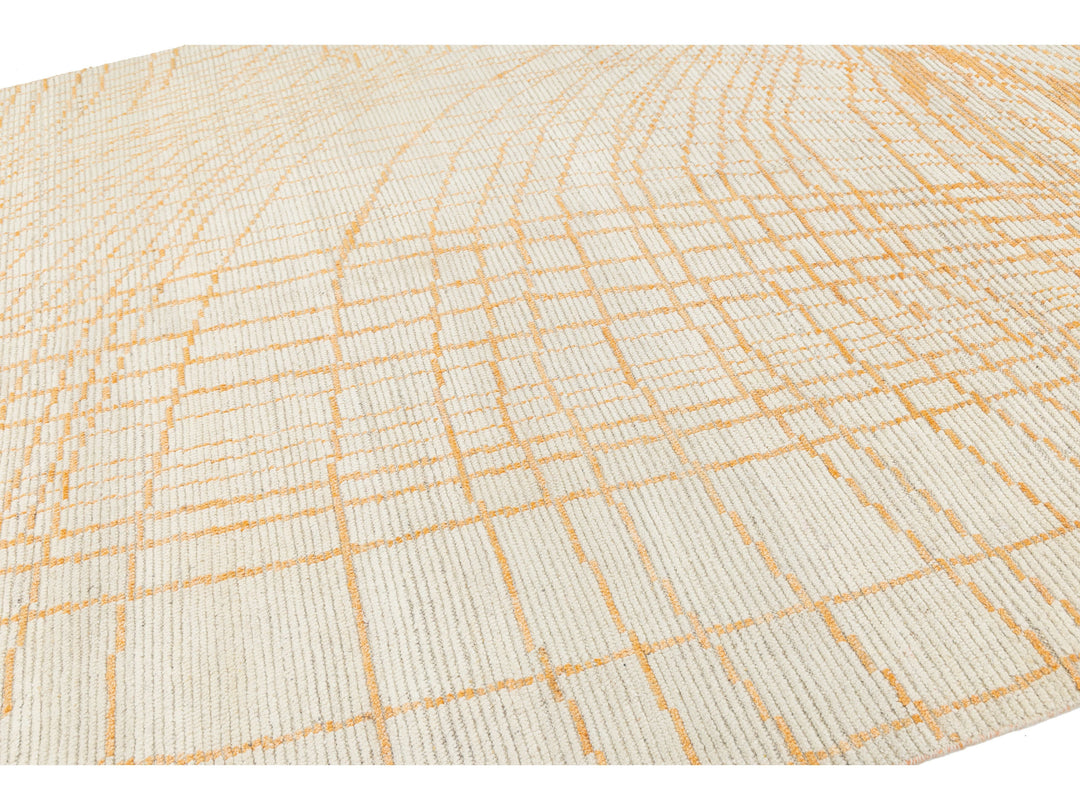 Modern Moroccan Wool Rug 8 X 10