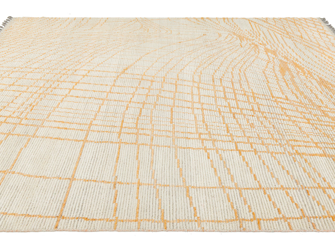 Modern Moroccan Wool Rug 8 X 10