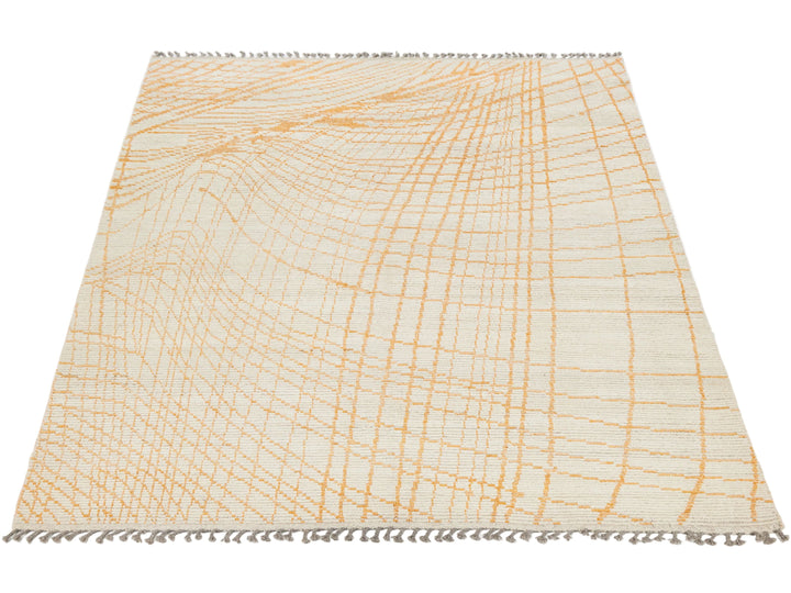 Modern Moroccan Wool Rug 8 X 10