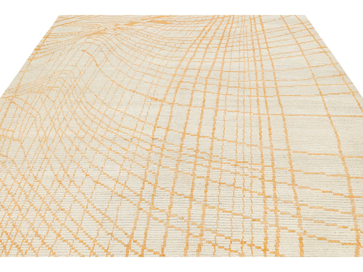 Modern Moroccan Wool Rug 8 X 10