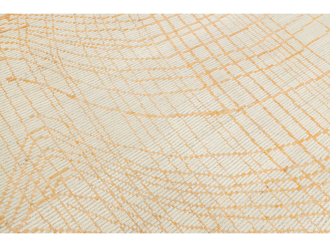 Modern Moroccan Wool Rug 8 X 10