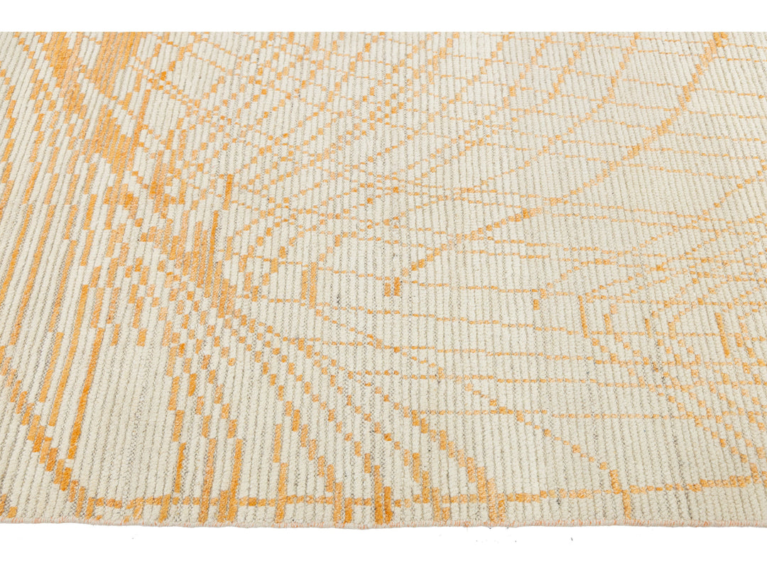 Modern Moroccan Wool Rug 8 X 10