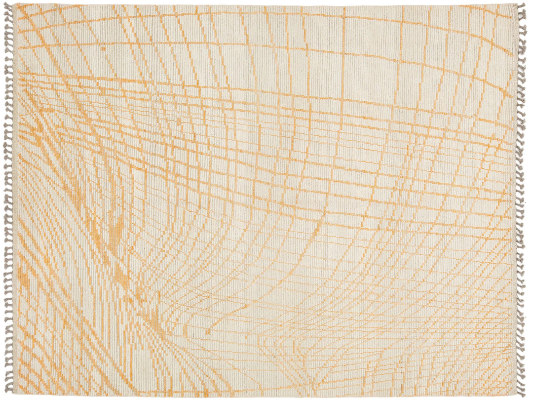 Modern Moroccan Wool Rug 8 X 10