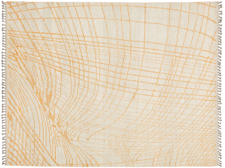 Modern Moroccan Wool Rug 8 X 10