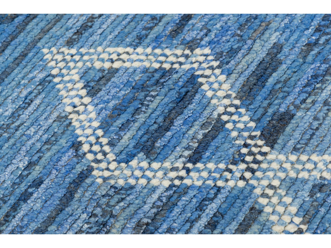 Modern Moroccan Wool Rug 8 X 10