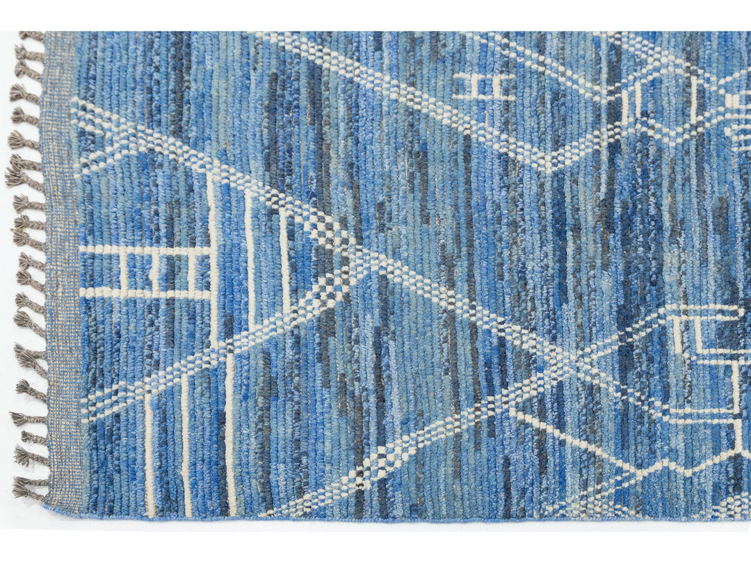 Modern Moroccan Wool Rug 8 X 10