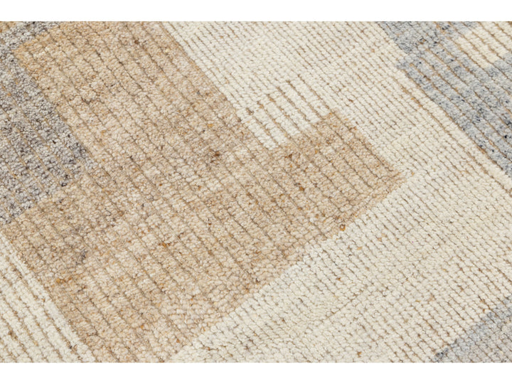 Modern Moroccan Wool Rug 9 X 12