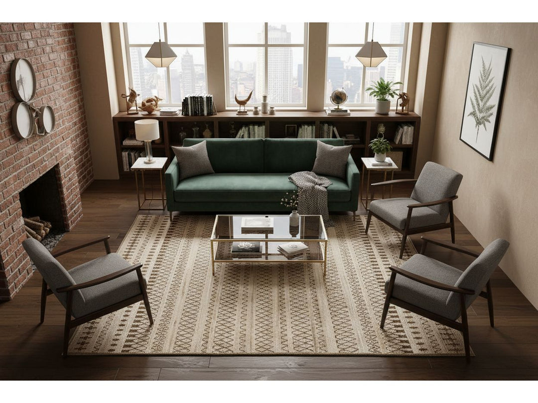 Modern Moroccan Wool Rug 9 X 12