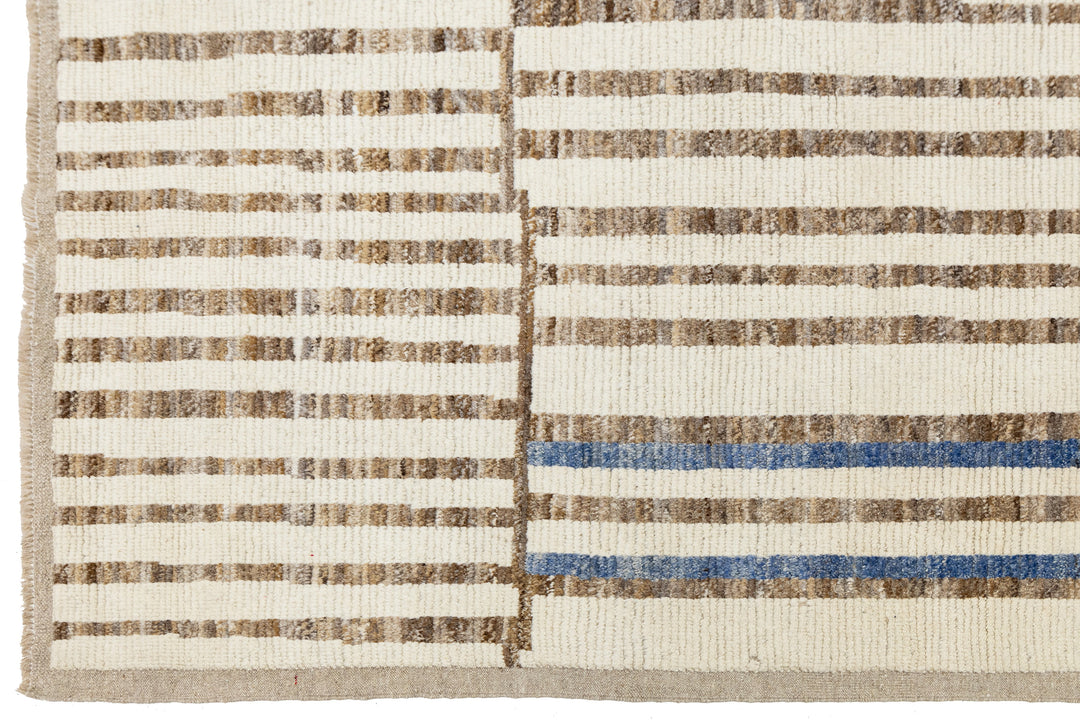 Modern Moroccan Wool Rug 9 X 12