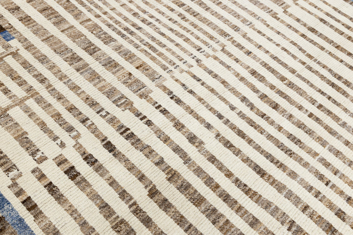 Modern Moroccan Wool Rug 9 X 12