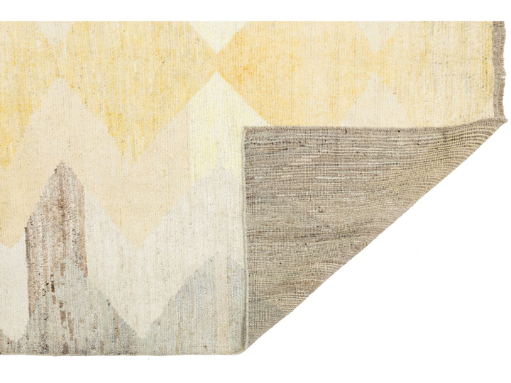 Modern Moroccan Wool Rug 8 X 10