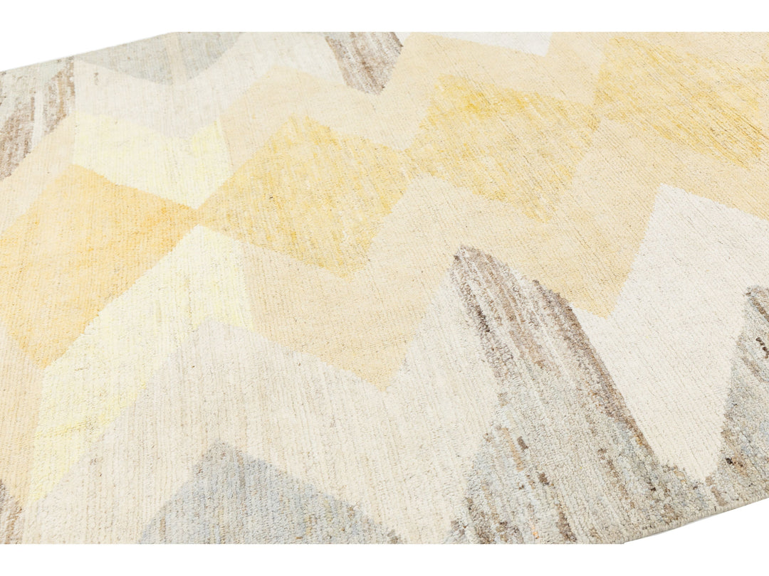 Modern Moroccan Wool Rug 8 X 10