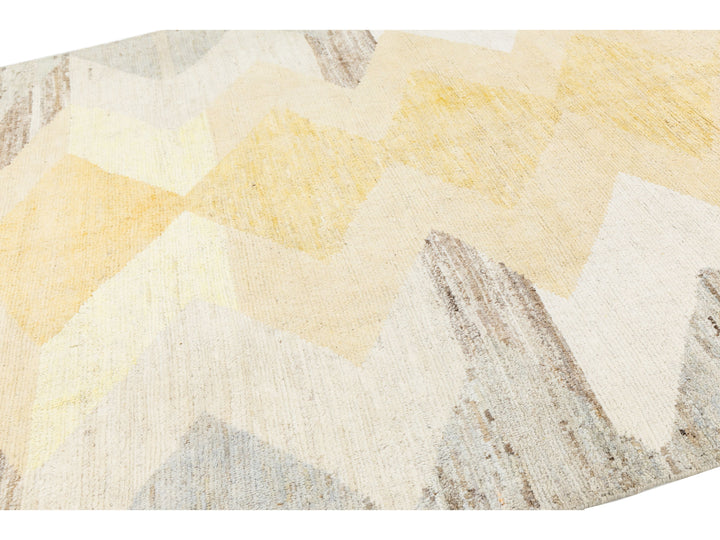 Modern Moroccan Wool Rug 8 X 10