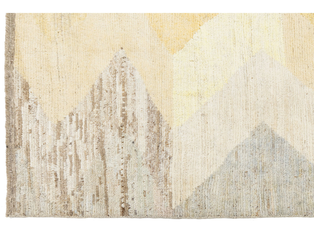 Modern Moroccan Wool Rug 8 X 10