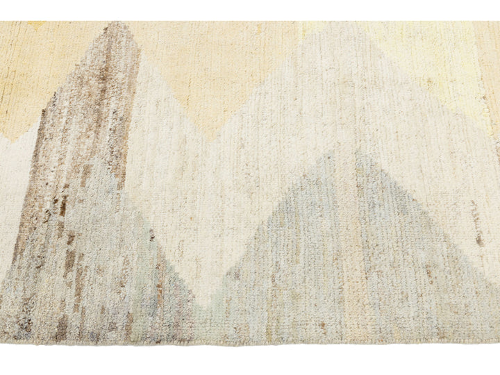 Modern Moroccan Wool Rug 8 X 10