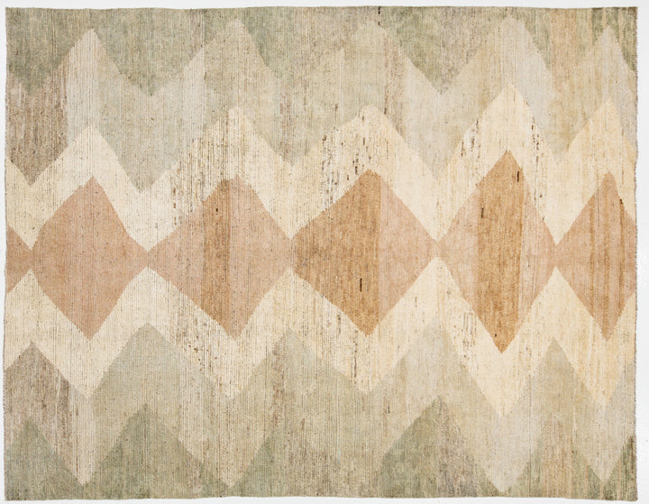 Modern Moroccan Wool Rug 9 X 12