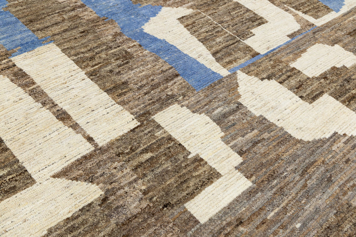 Modern Moroccan Wool Rug 8 X 11