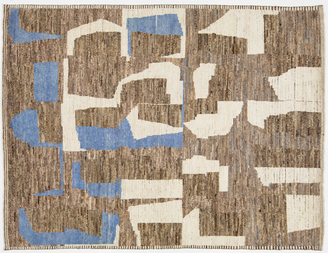 Modern Moroccan Wool Rug 8 X 11