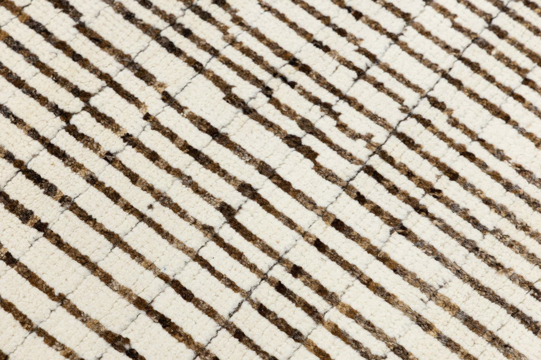 Modern Moroccan Wool Rug 9 X 12