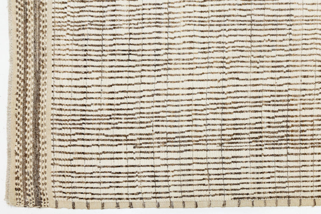 Modern Moroccan Wool Rug 9 X 12